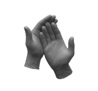Nitrilhandske u. pudder str: M -Giver en høj beskyttelse mod kemisk og bakteriel forurening Fødevaregodk. -ISO 374-1/Type C, ISO 374-5 - SORT