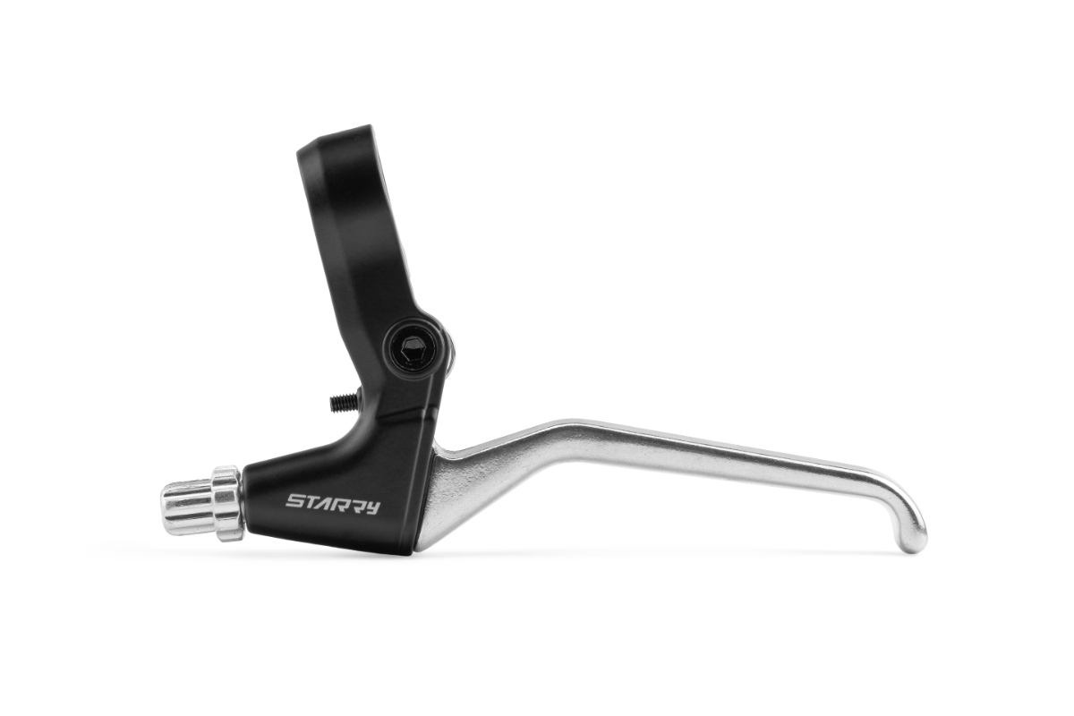 Bremsegreb (venstre) fra Bikepartner Alu. (sort/sølv), 4-fingergreb