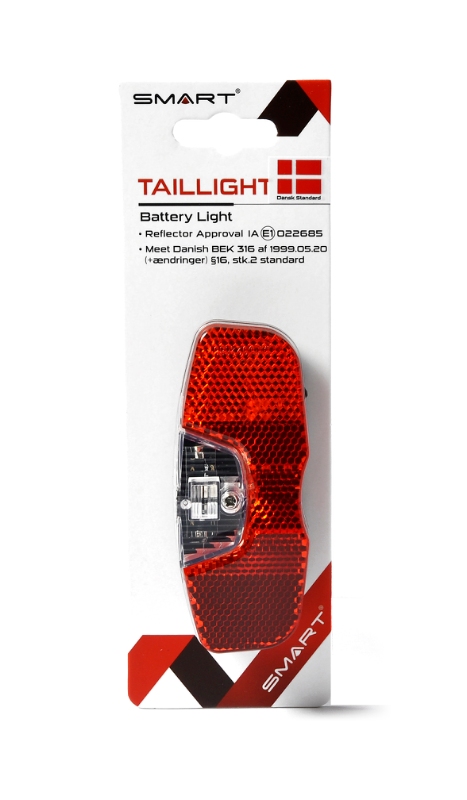 Lygte SMART LED Bag konstant/blink lys 50mm (20/100) TL366R f.bagagebærer