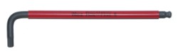 Unbraconøgle m. kugle WERA Multicolor 6,0 mm, rød HEX-PLUS ultra grip