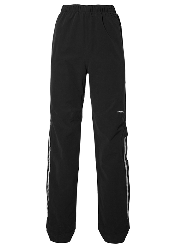 Regnbukser BASIL Mosse XS dame Jet Black
