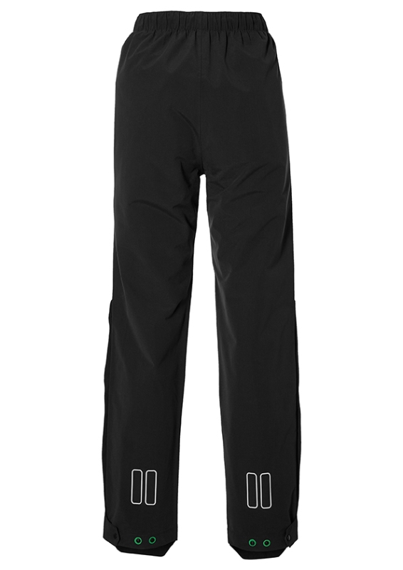 Regnbukser BASIL Mosse S dame Jet Black