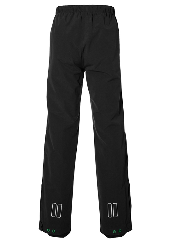 Regnbukser BASIL Mosse S herre Jet Black
