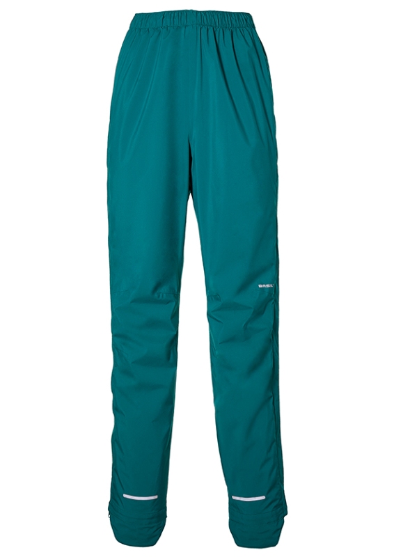 Regnbukser BASIL Skane M herre Teal Green