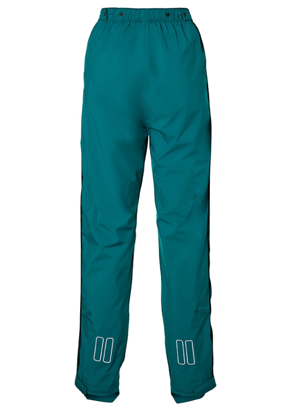 Regnbukser BASIL Skane M herre Teal Green