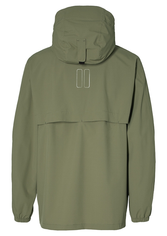 Regnjakke BASIL Hoga S unisex Olive Green