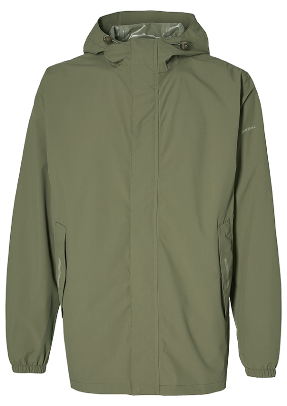 Regnjakke BASIL Hoga L unisex Olive Green