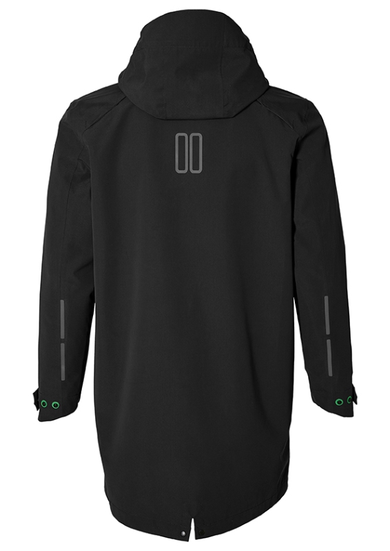 Regnparka BASIL Mosse L herre Jet Black