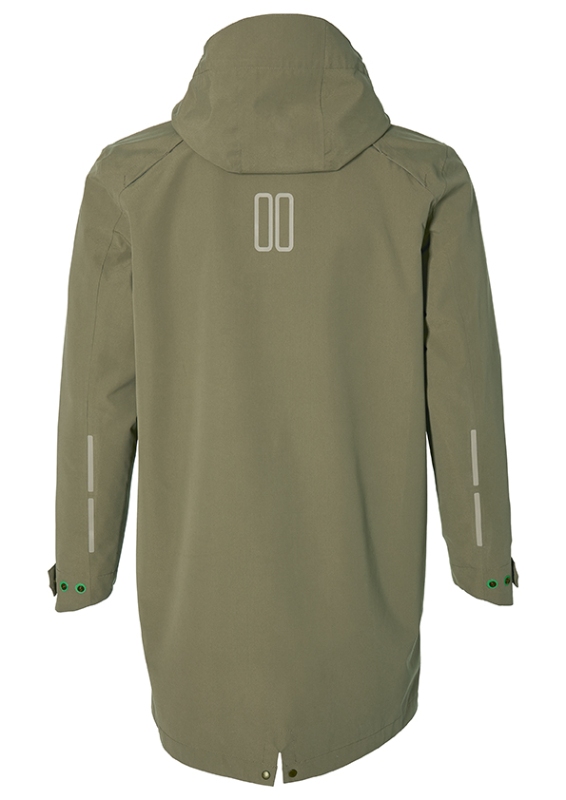 Regnparka BASIL Mosse XXL herre Olive Green