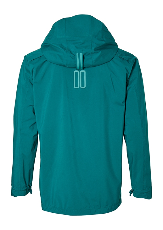 Regnjakke BASIL Skane XXL herre Teal Green