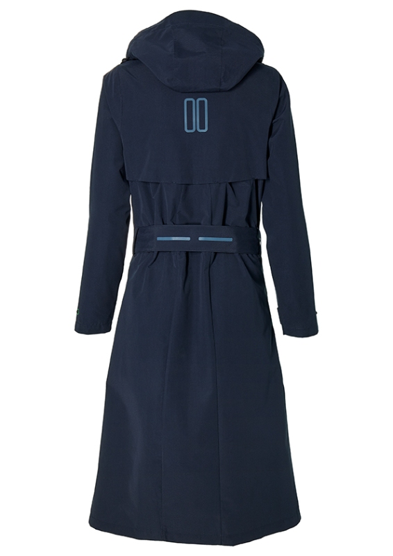 Regn Trenchcoat BASIL Mosse L dame Night Blue