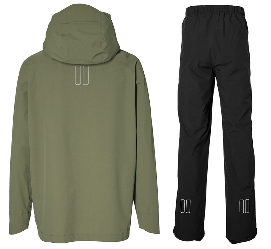 Regnsæt BASIL Hoga L Unisex Olive Green
