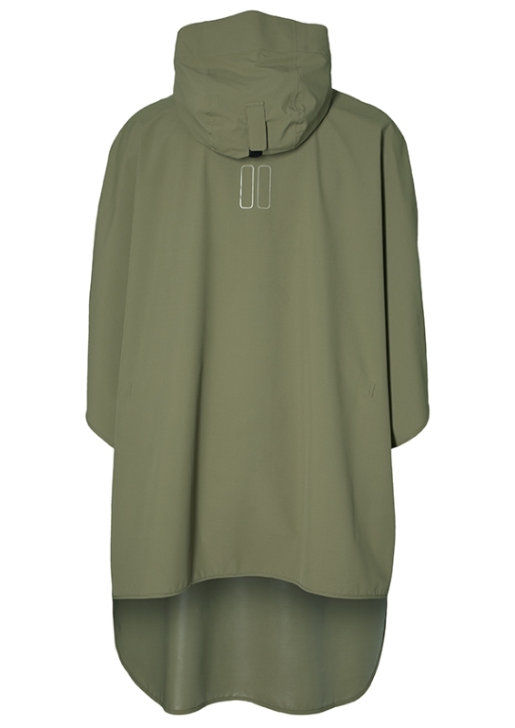 Regn poncho BASIL Hoga one size Unisex Olive Green