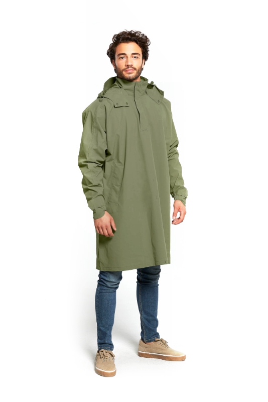 Regn poncho BASIL Mosse one size Unisex Olive Green