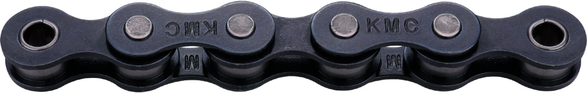 Kæde KMC 1/2x1/8 æske Bred single speed 112L (sort) med bøsning (60) BB1WB0112