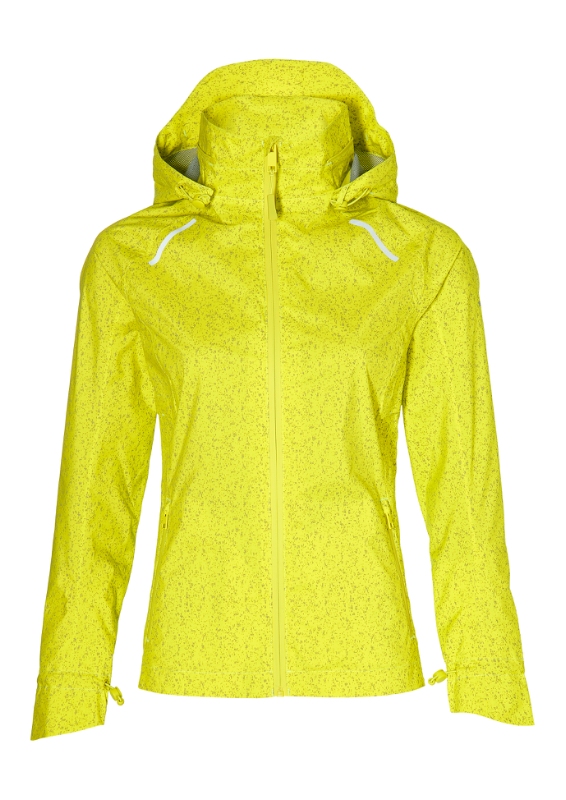 Regnjakke BASIL Skane HiVis L dame neon yellow