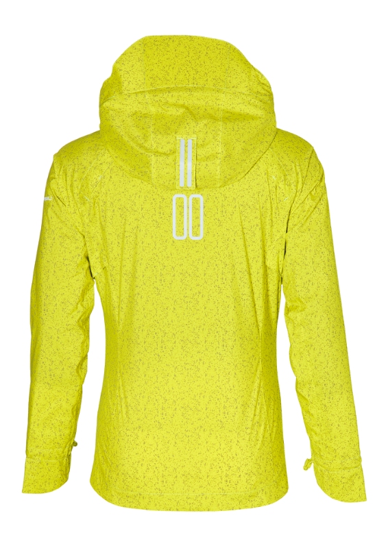 Regnjakke BASIL Skane HiVis L dame neon yellow