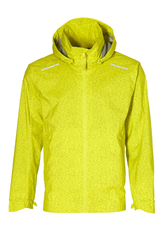 Regnjakke BASIL Skane HiVis L herre neon yellow