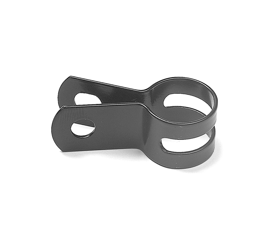 Bremsebånd Sort pulverlak ø22mm (10) u/bolt og møtrik