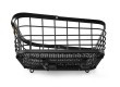 Kurv fra Bikepartner model: Skanderborg. Farve: sort, aluminiums bagkurv med MIK beslag dimensioner: 45x31x20/14 cm.
