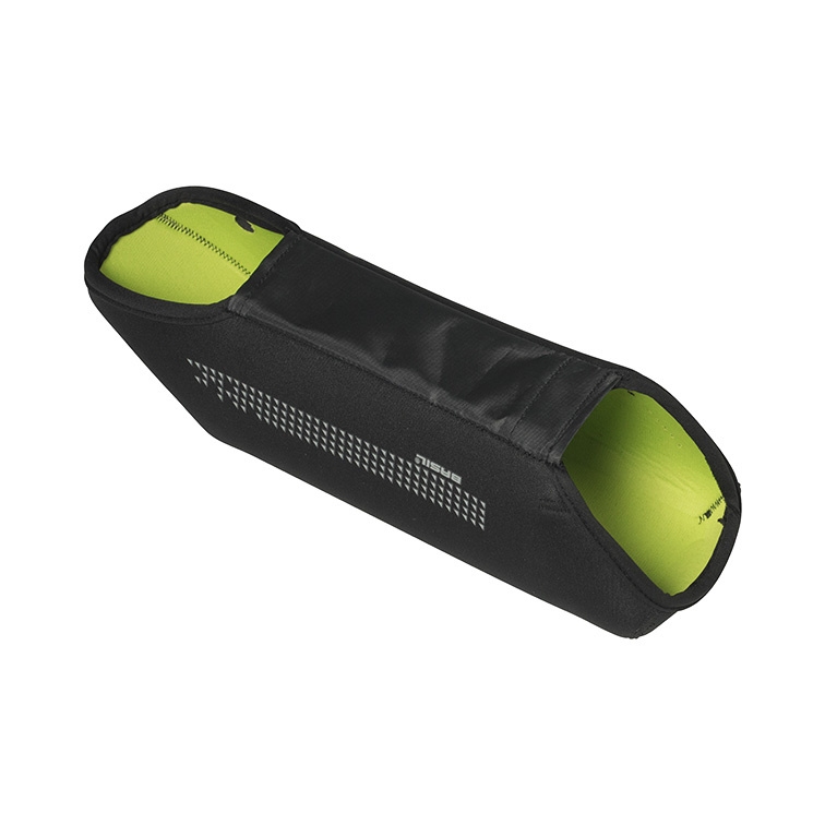 Overtræk batteri BASIL Sort/lime for Bosch Downtube (10) beskytter mod kulde og skader