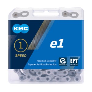 Kæde KMC 1/2x3/32 æske EPT anti rust Til E-bike single speed smal 130L (30) BE1EPT130  3500+