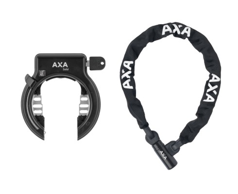 AXA Solid & LINQ CITY100 låsesæt. Samme nøgle til begge låse. AXA online nøgleservice. Sikkerhedsniveau