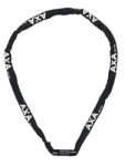 Kædelås AXA RIGID (sort) 1200 x 3,5 mm 3,5 mm kæde med kodelås (4 cifre fritvalg). Kraftig beskyttende polyester-betræk.