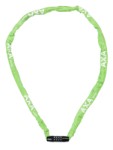 Kædelås AXA RIGID (Green) 1200 x 3,5 mm 3,5 mm kæde med kodelås (4 cifre fritvalg). Kraftig beskyttende polyester-betræk.
