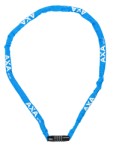 Kædelås AXA RIGID (Blue) 1200 x 3,5 mm 3,5 mm kæde med kodelås (4 cifre fritvalg). Kraftig beskyttende polyester-betræk.