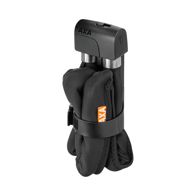 Foldelås AXA FOLDABLE 10, Ø10mm - Længt 105 CM - inklusiv holder. Varefakter godkendt.