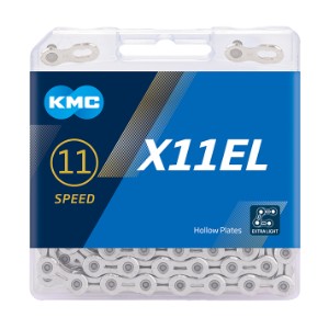 Kæde KMC X11EL 118L æske Sølv 11 speed (5) BX11ELN18