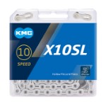Kæde KMC X10SL 114L æske Sølv 10 speed super light (5) BX10SLN14
