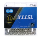 Kæde KMC X11SL 118L æske Sølv 11 speed super light (5) BX11SLN18