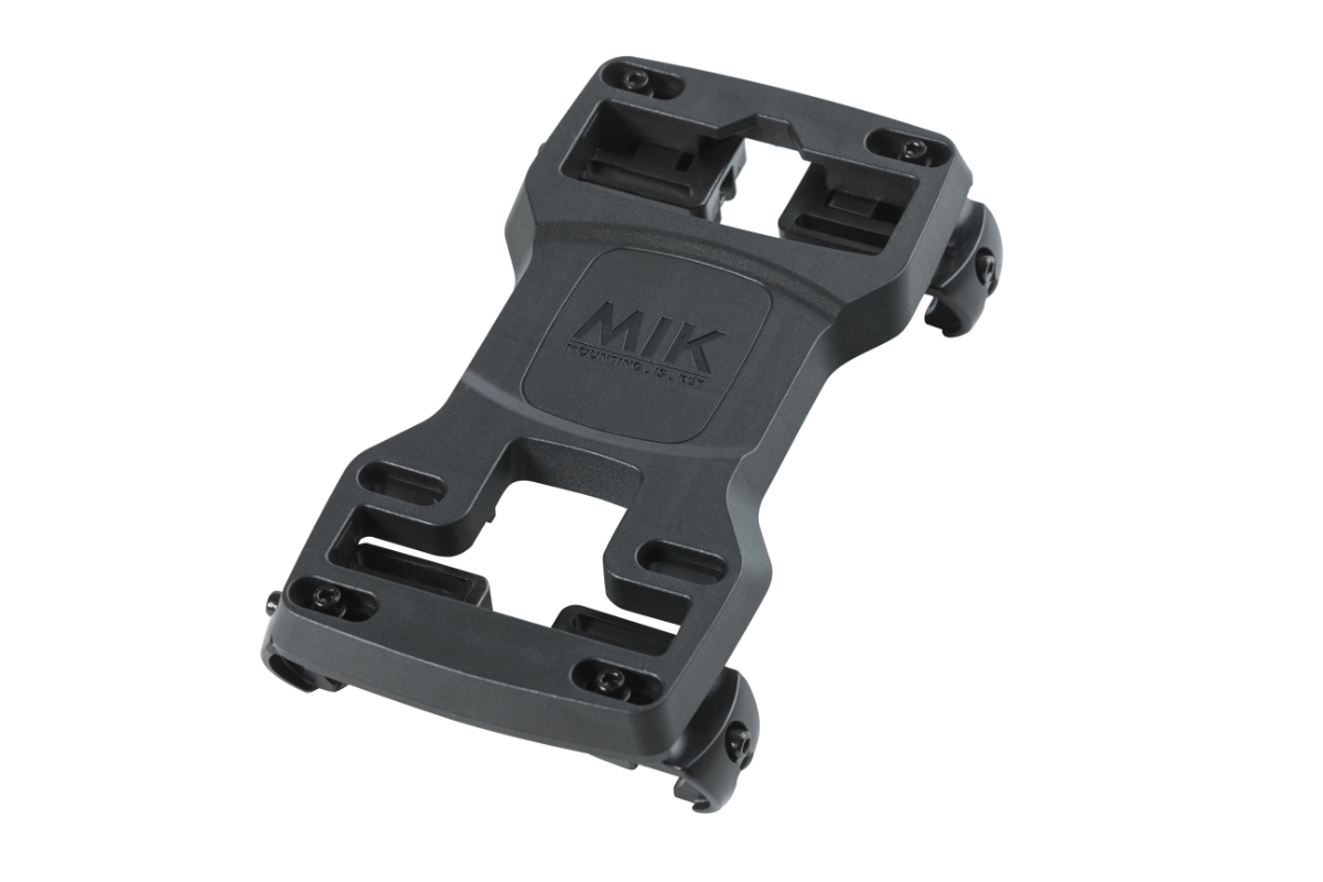 Bagagebærer-adapter BASIL MIK. Passer på bagagebærer med 100-170 mm bredde og 8 -16 mm diamter: Bruges evt. til 70173.