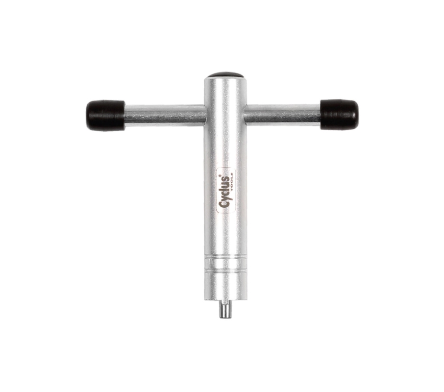 Cyclus klingeværktøj.    Et smart stykke værktøj til montering/afmontering  af klingebolte.