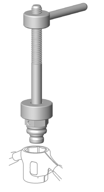 Presspindle press-fit SN.90- SNAP.IN Cyclus SNAP.IN Cyclus ekskl. presringe