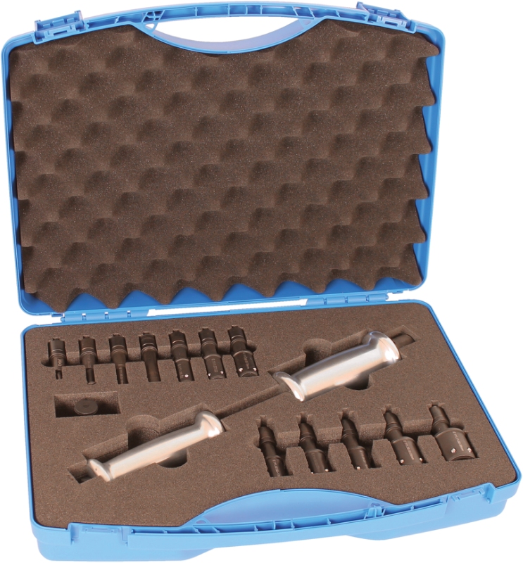 Værktøjskuffert Kugleleje udtrækkersæt Cyclus 12x adapter 6-30 mm