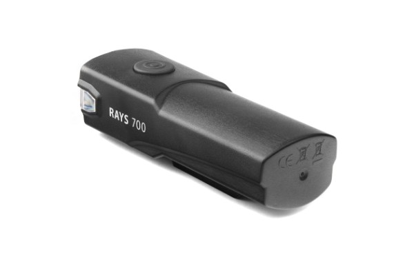 Lygte SMART 700 RAYS LED LUMEN Front alu/sort USB-C SuperFlash 200/350/700LM BL199W
