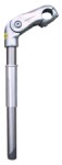 Styrstamme justerbar 60/300mm Sølv Alu inox 0-50° ø22,2mm- styr 25,4mm