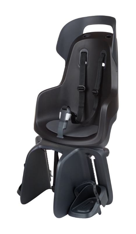 Barnestol BoBike GO maxi (sort) Bagstol max 22kg E-BD til montering på bagagebærer.