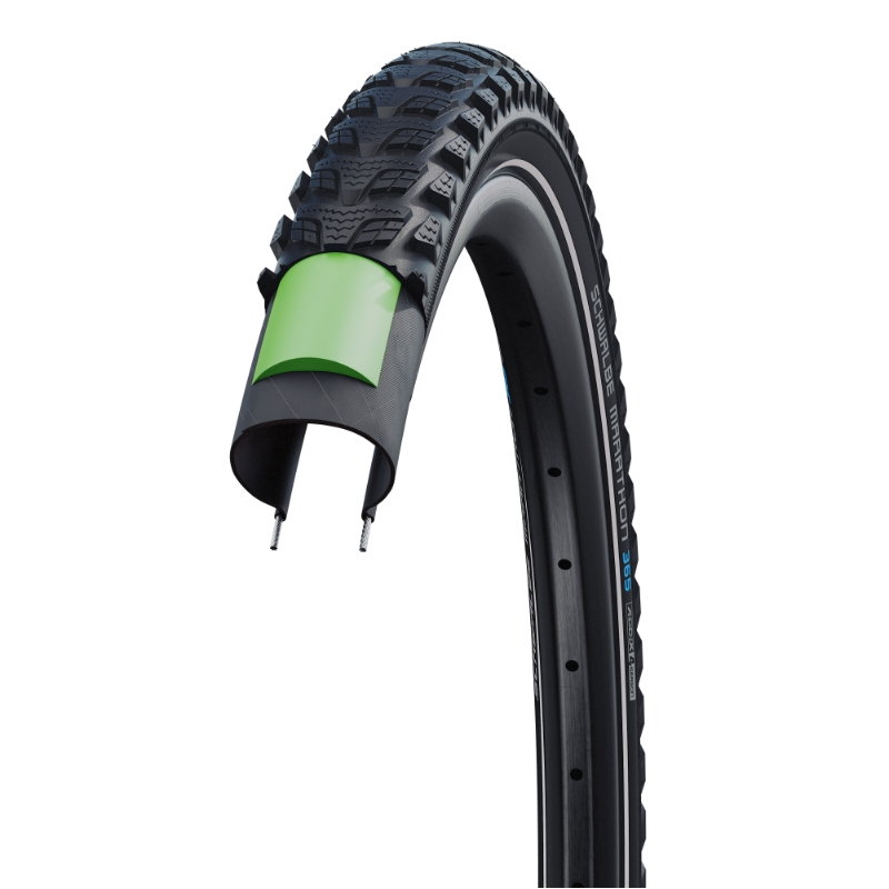 Dæk Schwalbe 700x47C Sort Marathon 365 Perf. GreenGuard TwinSkin R 11159428.01 (40-622) HS475 ADDIX 4Season E50