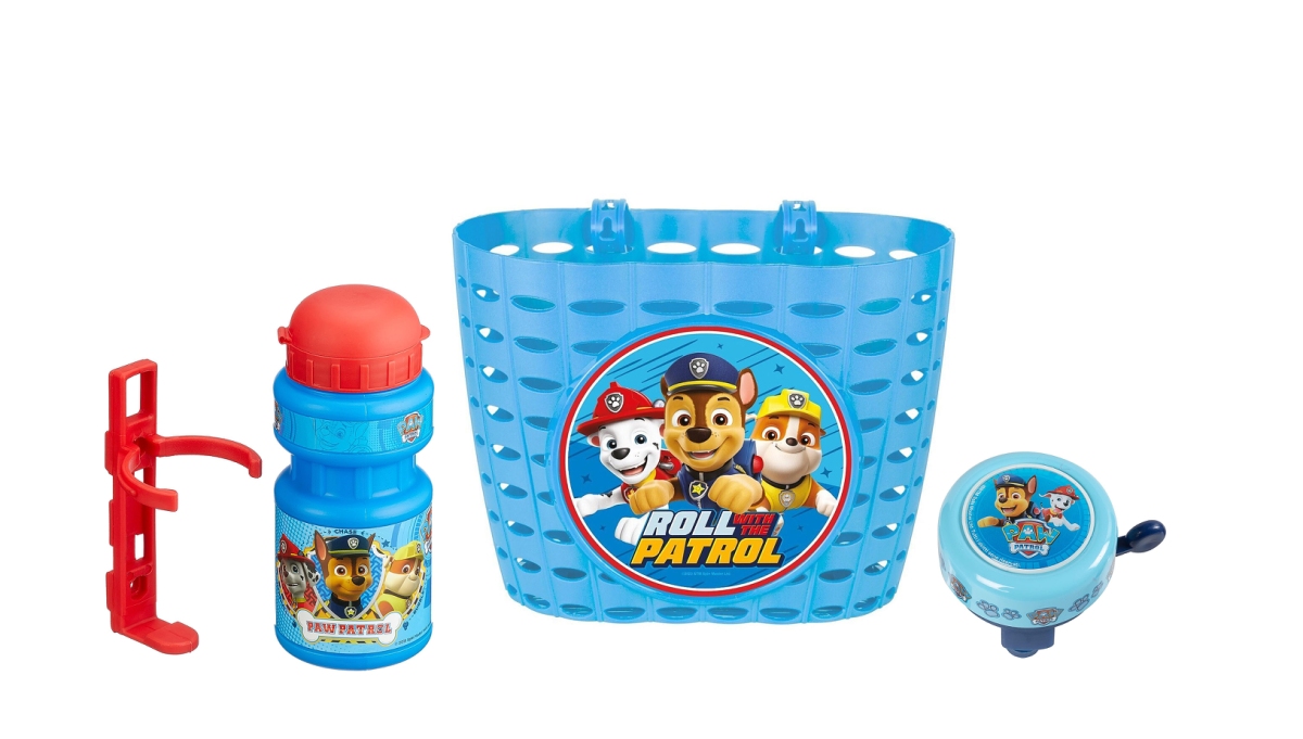Kombipakke PAW PATROL Kurv, flaske og klokke