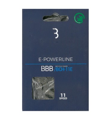 Kæde BBB E-POWERLINE 11 æske Sølv11 speed E-bike 136L BCH-11E inkl.samleled (10/50)