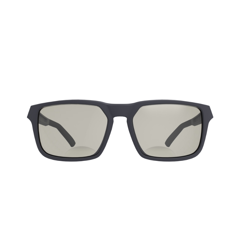 BBB Spectre Reader PH sportsbrille i uknuselig grilamid. Mat anthracite full frame stel, linse m. læsefelt (+2,0). Vægt 28 gr. Leveres i brilleetui.