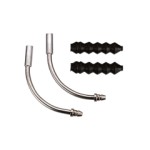 BBB VeePipes kabelrør 90° til V-bremser i aluminium. Gummibetræk medfølger Sælges i sæt af 2 stk.. Vægt: 13 gr