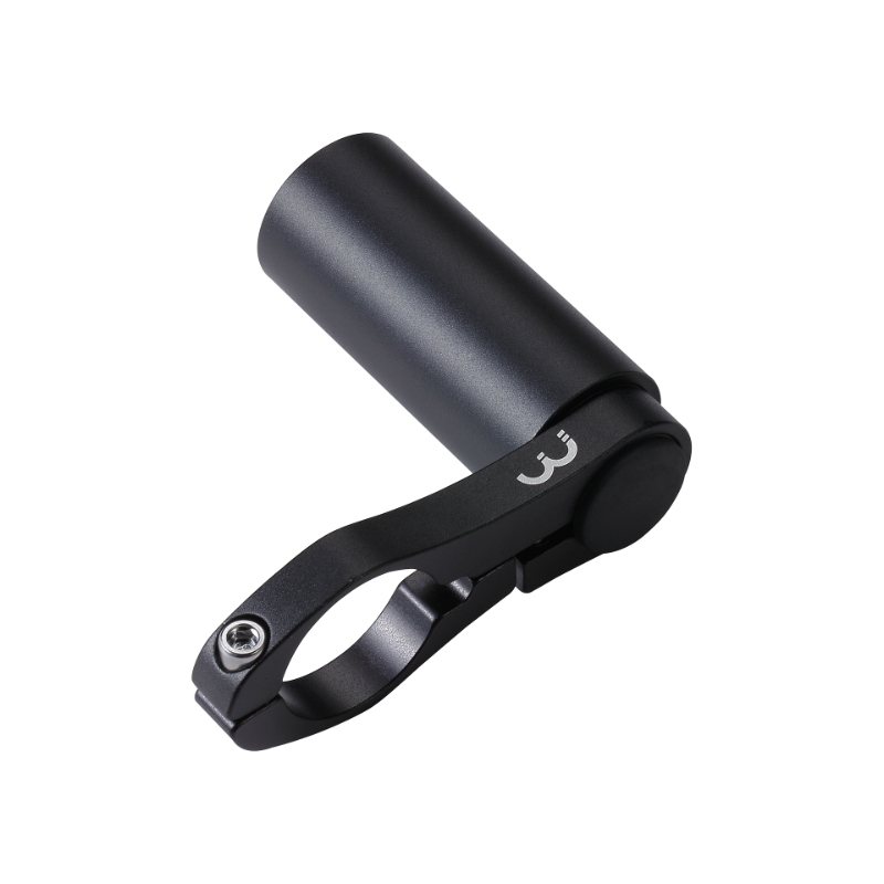 BBB BarMount  til monteri af ekstra tilbehør/udsty på styret (sort). Montering på ø31.8 mm styr. Stangen kan monteres venstre/højre i beslaget.