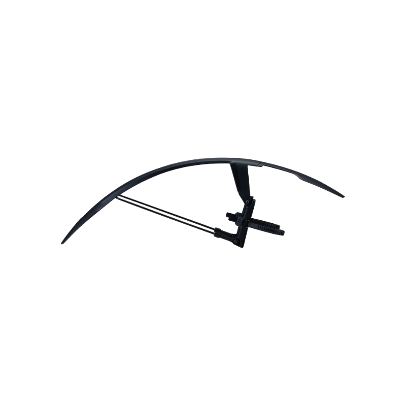 Skærmsæt BBB DiscGuard til front og bag,  passer til dækbredde 28-42 mm. Skånsomt gummi- belagt beslag. Skærmsættet er velegnet til Gravel.