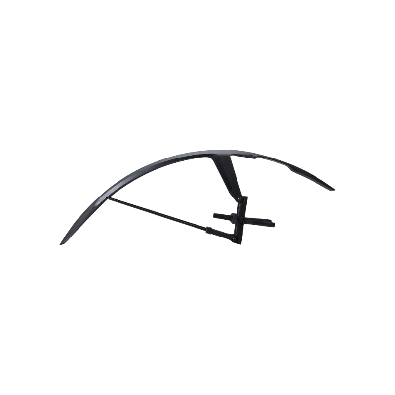 Skærmsæt BBB DiscGuardPlus til front & bag, passer til dækbredde 42-57 mm. Skånsomt gummi- belagt beslag. Skærmen er velegnet til Gravel.