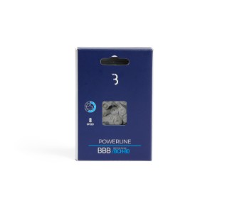 Kæde BBB POWERLINE 8 æske grå  8 speed 114L (10/50) BCH-80